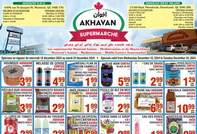 Akhavan Supermarche Flyer December 18 to 24