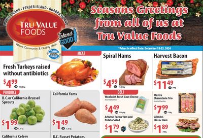 Tru Value Foods Flyer December 18 to 25