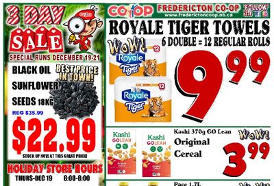 Fredericton Co-op Flyer December 19 to 31