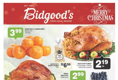 Bidgood's Flyer December 19 to 24