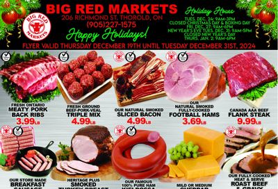 Big Red Markets Flyer December 19 to 31