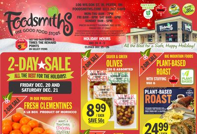 Foodsmiths Flyer December 19 to 27