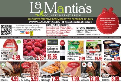 LaMantia's Flyer December 19 to 31