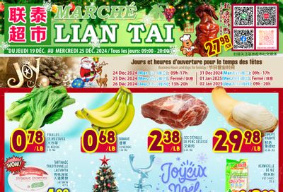 Marche Lian Tai Flyer December 19 to 25