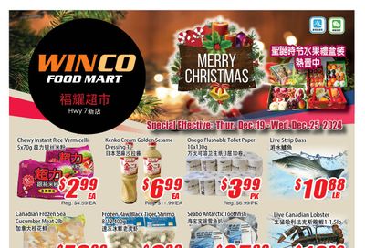 WinCo Food Mart (HWY 7) Flyer December 19 to 25