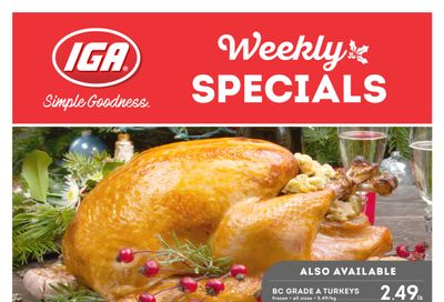 IGA Stores of BC Flyer December 20 to 26