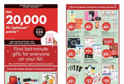 Shoppers Drug Mart (West) Flyer December 21 to 26