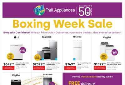 Trail Appliances (BC) Flyer December 19 to January 8