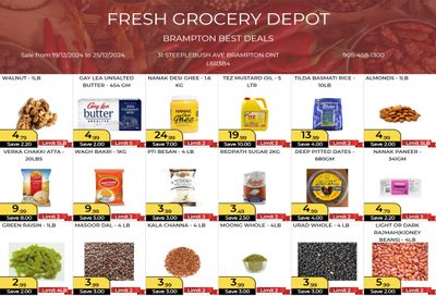 Fresh Grocery Depot Flyer December 19 to 25