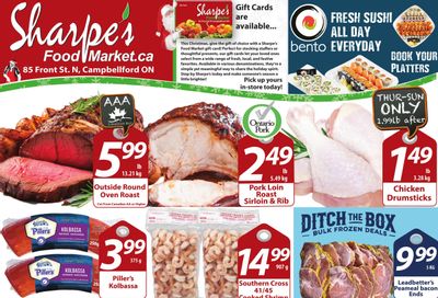 Sharpe's Food Market Flyer December 19 to January 1