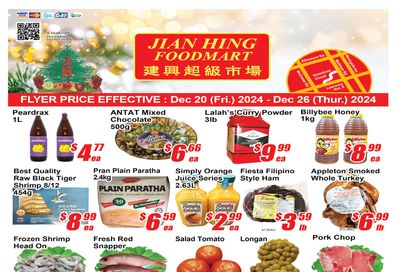 Jian Hing Foodmart (Scarborough) Flyer December 20 to 26