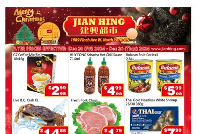 Jian Hing Supermarket (North York) Flyer December 20 to 26