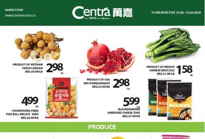 Centra Foods (Barrie) Flyer December 20 to 26