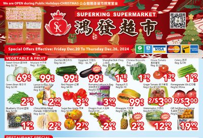 Superking Supermarket (North York) Flyer December 20 to 26