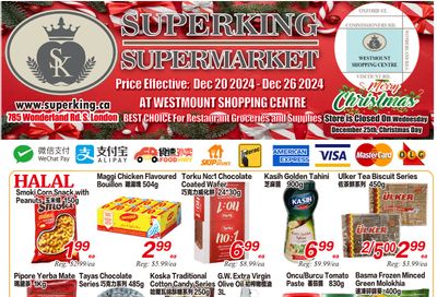 Superking Supermarket (London) Flyer December 20 to 26