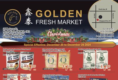 Golden Fresh Market Flyer December 20 to 26