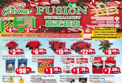 Fusion Supermarket Flyer December 20 to 26