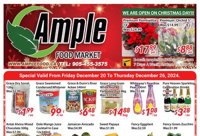 Ample Food Market (Brampton) Flyer December 20 to 26