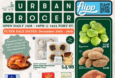 Urban Grocer Flyer December 20 to 26