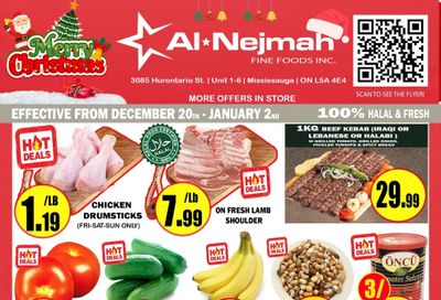 Alnejmah Fine Foods Inc. Flyer December 20 to January 2