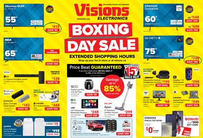 Visions Electronics Flyer December 20 to 26