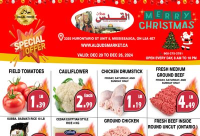 Al-Quds Supermarket Flyer December 20 to 26