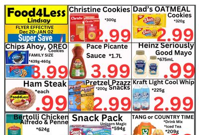 Food 4 Less (Lindsay) Flyer December 20 to January 2