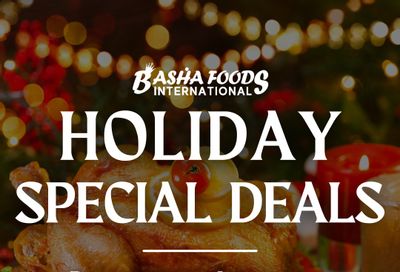 Basha Foods International Holiday Deals Flyer December 20 to January 1