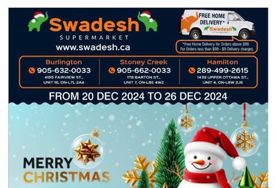 Swadesh Supermarket Flyer December 20 to 26