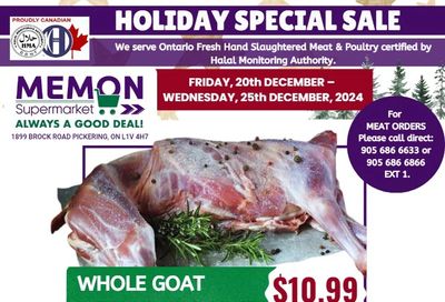 Memon Supermarket Flyer December 20 to 25