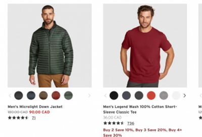 Eddie Bauer Canada Pre Boxing Day Sale: Today, Save an Extra 60% off Clearance + 50% off Holiday Sale + 60% off Fleece and Flannel