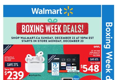 Walmart (ON) Flyer December 23 to January 1