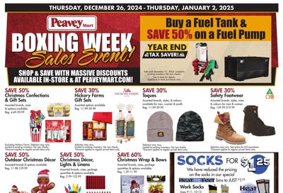 Peavey Mart Flyer December 26 to January 2