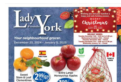 Lady York Foods Flyer December 23 to January 5