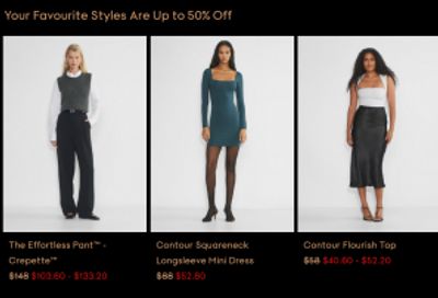 Aritzia Canada Boxing Week Sale Deals 2024 On Now: Save up to 50% Off Everything Sitewide