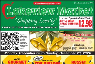 Lakeview Market Flyer December 23 to 29