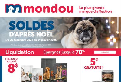 Mondou Flyer December 25 to January 1