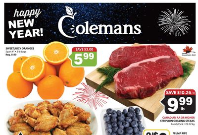 Coleman's Flyer December 27 to 31