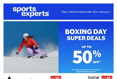 Sports Experts Flyer December 26 to January 1