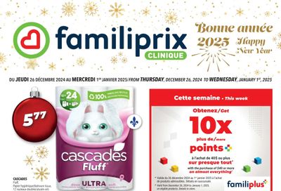 Familiprix Clinique Flyer December 26 to January 1