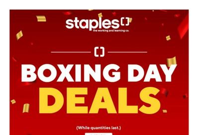 Staples Flyer December 25 to 31