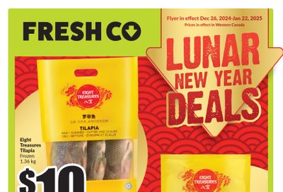 FreshCo (West) Lunar New Year Flyer December 26 to January 22