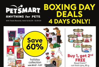 PetSmart Boxing Week Flyer December 26 to 29