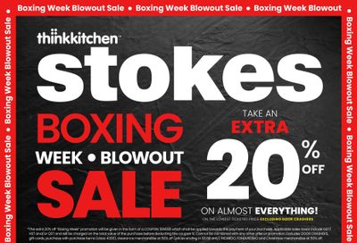 Stokes Boxing Week Flyer December 25 to January 5