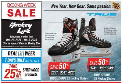 Pro Hockey Life Boxing Week Flyer December 26 to January 5