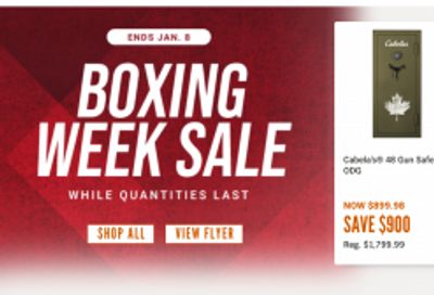 Cabela’s & Bass Pro Shops Canada Boxing Day Sale 2024 + Flyer Deals + FREE Shipping No Minimum Using Promo Code