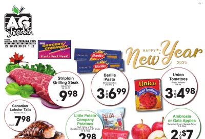 AG Foods Flyer December 27 to January 2