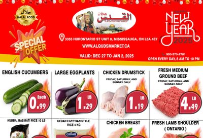 Al-Quds Supermarket Flyer December 27 to January 2