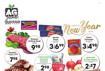 AG Foods Flyer December 29 to January 4