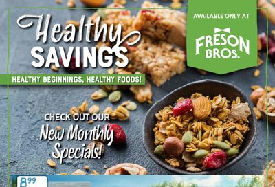 Freson Bros. Healthy Savings Flyer December 27 to January 30